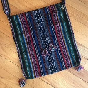 NWOT Boho Woven Envelope Cross Body